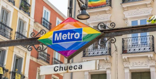 Acogedor Apartamento Con Balcon En El Barrio De Chueca, Gran Via Con Aire Acondicionado Y Calefaccion 马德里 外观 照片